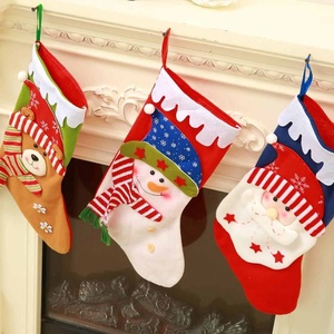 Calcetín de Navidad Santa Claus Candy Gift Bag Árbol Colgante Decoración Suministros <span class=keywords><strong>Necesarios</strong></span> Hogar Festival Decoración <span class=keywords><strong>Gadgets</strong></span> - Product Image 2