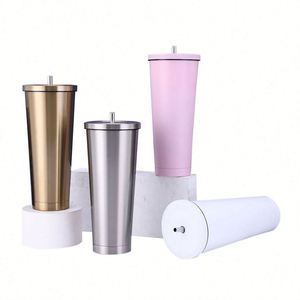 Design Custom Juice Cups Manufacturer with Lid and Straw Cute Smart Cup Custom logo Wholesale Stainless Steel Coffee Mug - Product Image 4