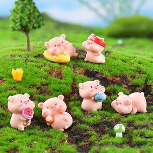 Statuette di <span class=keywords><strong>Maialini</strong></span> Cartoon all'Ingrosso, Decorazioni per Micro Paesaggi e Giardinaggio, Miniature di Suinetti per Arredamento Casa - Product Image 3