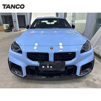 Paket Lengkap Spoiler, Diffuser, Side Skirt, Lip Splitter, dan Cover Spion Serat Karbon Kering Prepreg Forged Twill untuk BMW M2 G87