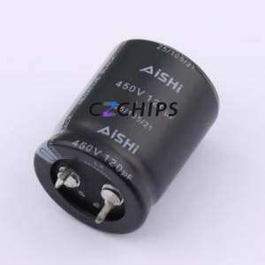 ตัวเก็บประจุแบบอิเล็กโทรไลต์อะลูมิเนียมแบบ Snap-in รุ่น ELX2WM121P30KT ชนิด Through-hole (THT) ขนาด D25xL30 มม. 25 มม. 30 มม. - Product Image 1