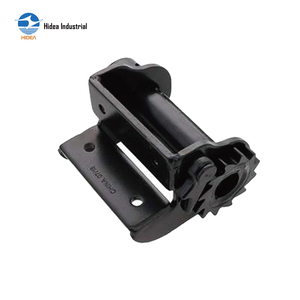 Treuil de fixation latérale sur plaque supérieure de 2 pouces, en acier noirci, avec enrouleur de sangle, pour attache de remorque et sangle de fixation pour transport sur camion plateau - Product Image 3
