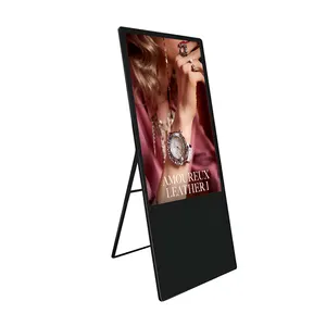 43 Inch Indoor A Type Portable Advertising Player LCD Digital Signage Display