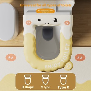 Tapis de toilette moderne pour aromathérapie, imperméable toute l'année, coussin adhésif épais pour siège de toilette, autocollant neutre pour toilettes - Product Image 4