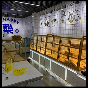 Vetrina Espositiva Commerciale in Vetro XY per Prodotti da Forno e Servizio in Negozio di <span class=keywords><strong>Pasticceria</strong></span> - Product Image 4