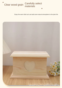 Avrupa Tasarım Kişiselleştirilmiş Dikdörtgen Bambu Evcil Hayvan Külleri İçin Urn - Köpek ve Kedi Külleri İçin Alüminyum Lake Kaplama Kremasyon Anıt Kutusu - Product Image 5