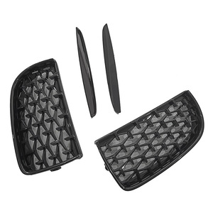 Rejilla Delantera BMW en Negro Brillante y Plateado Meteor para E90 Serie 3 2005-2008, Material ABS - Product Image 4