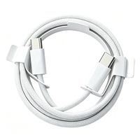 Câble USB C vers USB C en nylon tressé flexible pour charge rapide 45W, téléphone, tablette, ordinateur portable, voiture, 1M 2M 3M, OEM ODM, vente en gros