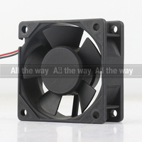 Kipas Pendingin Sunon 5V 24V 48V DC 12V 2.3W AC EC 6025 60X60X25MM 6CM Bearing Magnetik Inverter Senyap Dua Kabel KDE1206PTS1