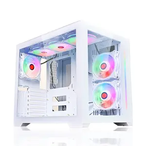 Dual Avenger 5.25 Voorpaneel Usb 4u Rack Pc Hdd Case Mid Wit Micro Volledige Atx Rgb Pc Mid Toren en Pc Case Kast Gaming