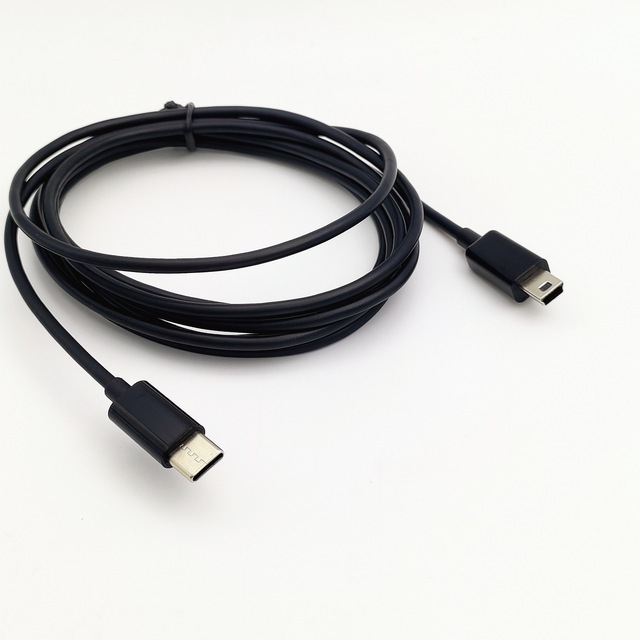 USB Type C to Mini USB Adapter Cable for Camera MP3 HDD Charging Cable Data Transfer Connector Type-c Mini USB Cable