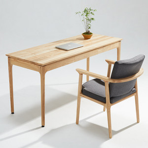 Escritorio de Madera Maciza de Fresno Nórdico, <span class=keywords><strong>Mesa</strong></span> Sencilla para el Hogar, Estilo Japonés Wabi Sabi, <span class=keywords><strong>Mesa</strong></span> de Trabajo de Madera Natural para Oficina - Product Image 4