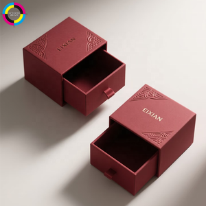 Caja <span class=keywords><strong>de</strong></span> Regalo <span class=keywords><strong>de</strong></span> Lujo con Estampado en Dorado y Relieve 3D, Caja Deslizante <span class=keywords><strong>de</strong></span> Cartón con Logotipo Personalizado para Embalaje <span class=keywords><strong>de</strong></span> Regalos - Product Image 2