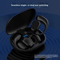 GT280 Kualitas Tinggi X27 untuk V5.3 Ear Hook Headphones Olahraga Nirkabel Earbuds Daya Tahan Baterai Lama Tahan Air Custom Fit