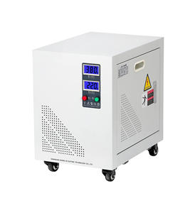 絶縁トランス 工場直販 LCD 220V から 380V 昇圧 三相 100kVA ホワイト 電力銅線 空冷 SG EI 縦型 - Product Image 1