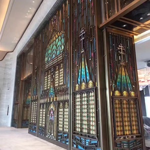 Usine de verre <span class=keywords><strong>vitrail</strong></span> chinois fenêtres d'église style européen d'église verre <span class=keywords><strong>Tiffany</strong></span> - Product Image 3