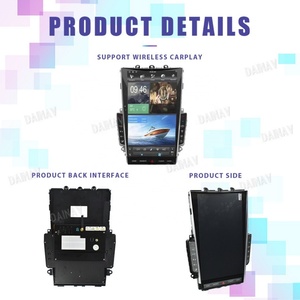 Autoradio 13,6 pouces pour INFINITI Q50 Q60 2015 2016 2017 2018 2019 2020, écran vertical, radio Android 9, démarrage rapide - Product Image 3