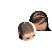 Perruques Lace Front en Cheveux Humains Remy Chinois en Gros, Sans Colle, Dentelle Transparente, Pré-Pluckées, Prêtes à Porter, Perruque HD pour Femmes Noires