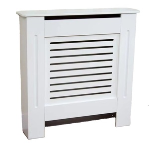 Cubierta de <span class=keywords><strong>Radiador</strong></span> Milton Pequeña y Duradera, Venta al por Mayor de Fábrica, Gabinete Moderno de MDF Pintado en <span class=keywords><strong>Blanco</strong></span> - Product Image 2