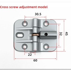 Bisagra abatible de 180 grados para puerta plegable, bisagra ajustable para encimera, bisagra limitadora de zinc para uso en cocina - Product Image 6
