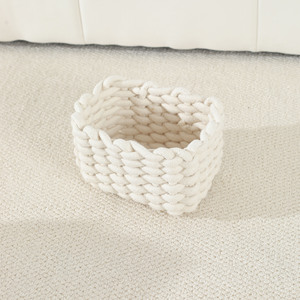 Kit de <span class=keywords><strong>Cesta</strong></span> de Ganchillo para Actividades Festivas, <span class=keywords><strong>Cesta</strong></span> Tejida para Almacenamiento en Escritorio, Cestas Cuadradas de Mimbre para Decoración del Hogar y Almacenamiento de Juguetes - Product Image 4