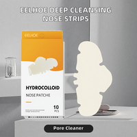 Eelhoe-Patch hydrocolloïde au thé vert bio pour le traitement des points noirs, crème pour le nez