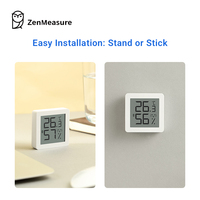 Enregistreur de température et d'humidité ZenMeasure avec écran LCD et visualisation des données via application