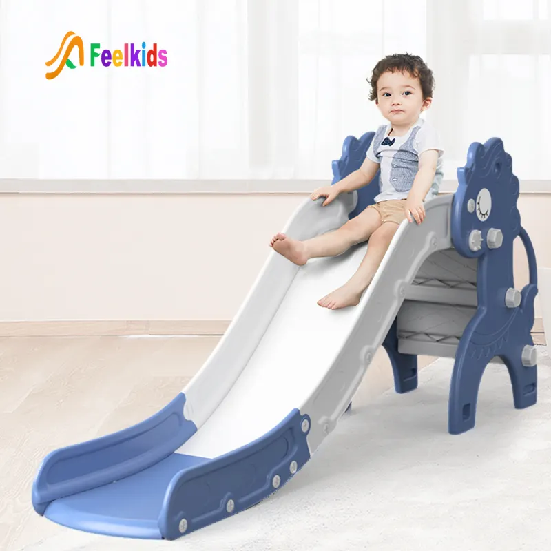 Feelkids Professional Manufacturer Slide Kids Plastic Indoor Home Children Mini Baby Outdoor Playground For Child