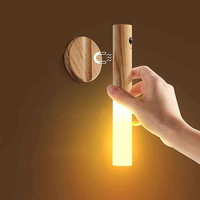 Lampes murales à induction intelligentes sans fil portables à commande par capteur intérieur rechargeables par USB magnétiques directes d'usine pour salon chambre à coucher