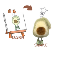 Porte-clés en peluche personnalisé, porte-clés sur mesure, créez votre propre design, fabricant professionnel de jouets en peluche