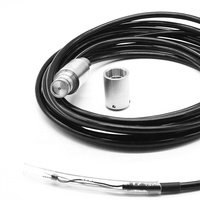Transmetteur de niveau numérique RS485 420mA de type sonde à insertion antidéflagrante, capteur de niveau de réservoir de diesel/huile combustible Exia IICT6 0-100M