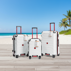 Ensemble de 3 valises grande capacité avec doubles poignées, roues silencieuses, logo couleur personnalisé et accessoires – <span class=keywords><strong>Valise</strong></span> durable - Product Image 3
