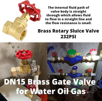 TMOK Haute Qualité DN32 11/4 "Pouces Rouge Roue Laiton Sluice Valve Globe Gate Valve pour le Contrôle de l'Eau