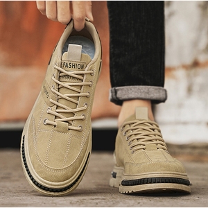 Chaussures de sécurité résistantes à l'usure, modèle 2025, pour hommes, chaussures de travail légères, chaussures de marche avec un design tendance et polyvalent - Product Image 5