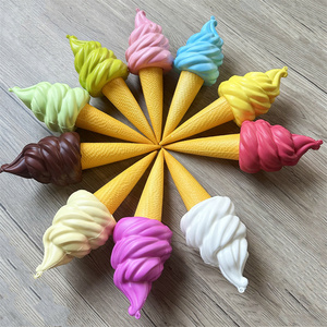 Décoration créative en forme de champignon pour vitrine de magasin de crème glacée, jouet suspendu, modèle alimentaire DIY, doux, 25CM, coloré, amusant, pour desserts - Product Image 2