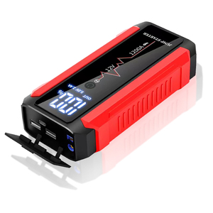 Démarreur de voiture 12V 1200A 20000mAh, écran numérique et lumière SOS intégrée, charge Type-C - Product Image 2
