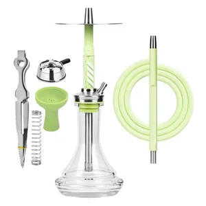 Meilleures ventes, design unique, ensemble de <span class=keywords><strong>chicha</strong></span> en aluminium de haute qualité, narguilé, <span class=keywords><strong>chicha</strong></span> portable - Product Image 4