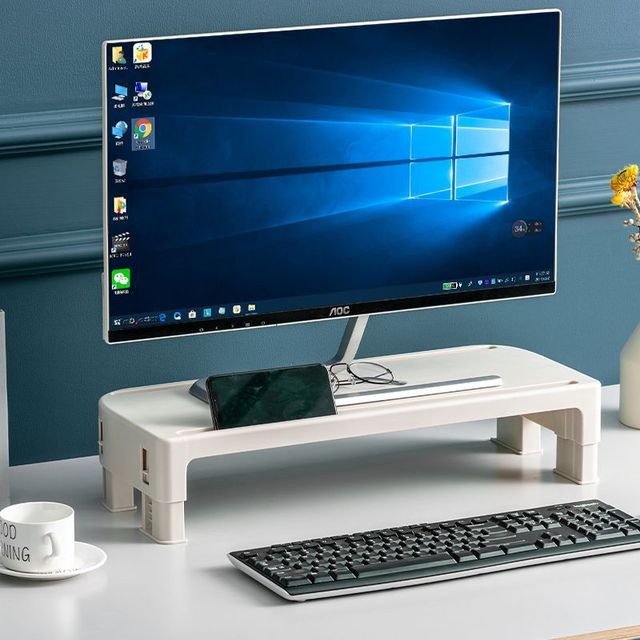 Factory Directly  Ningbo Computer Accessories Computer Screen Monitor Organizer Six Gear Height Adjustable Laptop Stand Bracket