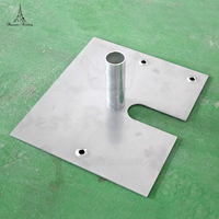 Supports de rideaux ajustables en aluminium argenté 2.0 pour services de stand d'exposition et toiles de fond d'événements (vente en gros)
