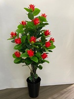 Plantes artificielles/bonsaï séchés en plastique, 1 pièce, Simulation d'arbre floral du désert, de pêche, grand bonsaï, plante verte, vente en gros