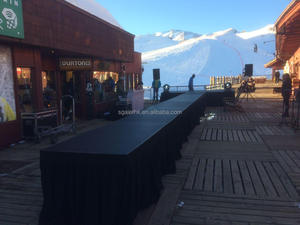 เวทีคอนเสิร์ตเคลื่อนที่แบบกำหนดเองสำหรับมืออาชีพ ได้รับการรับรองจาก TUV พร้อมขาตั้งไฟ DJ และโครงเวทีอะลูมิเนียมสำหรับงานอีเว้นท์ - Product Image 4