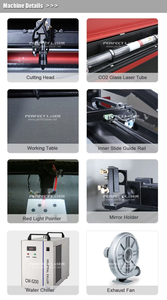 Machine <span class=keywords><strong>de</strong></span> gravure et <span class=keywords><strong>de</strong></span> découpe laser CO2 à faible coût, parfaite pour le cuir, l'acrylique, le MDF, la <span class=keywords><strong>laine</strong></span> <span class=keywords><strong>de</strong></span> bois et les matériaux non métalliques - Product Image 4