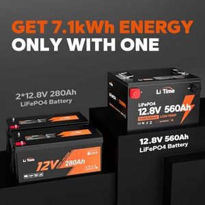 Batterie LiFePO4 12V 560Ah Protection basse température 250A BMS 7168Wh Stockage d'énergie pour système solaire Grille Home <span class=keywords><strong>Lithium</strong></span> Iron Pack - Product Image 3