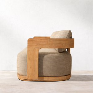 Muebles de Exterior Modernos, Juego de Sofás de Madera para Jardín, Resistentes al Agua, con Brasero, Sofás de Teca para Patio de Hotel, Juego de Sofás de Lujo para Jardín - Product Image 6