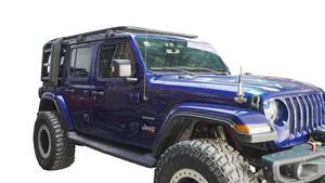 Plataforma Portaequipajes de Aluminio para Techo de Coche con Escalera Lateral y Barandillas para <span class=keywords><strong>Jeep</strong></span> Wrangler JK JL <span class=keywords><strong>Gladiator</strong></span> - Product Image 3