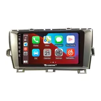 Pour Toyota PRIUS 2009-2015 Argent RHD 9 pouces Headunit Double 2 Din Octa-Core Quad Voiture Stéréo GPS Navigation android autoradio