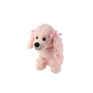 Peluche Cane Barboncino Rosa da 10 Pollici, Super Morbido, Moderno e alla Moda, Stampa Digitale Multiuso, Regali e Promozioni, Modello NYFY-1237 - Product Image 1