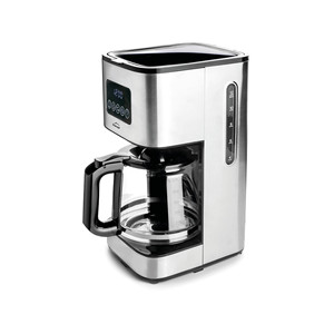 Macchina per Caffè Americano a Goccia, 12 Tazze, Programmabile Digitalmente, Caraffa in Acciaio Inossidabile - Product Image 1
