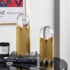 Decoraciones artesanales de hierro hechas a mano para el hogar, sala de estar, mueble de TV, artesanías decorativas de Metal, Art <span class=keywords><strong>Deco</strong></span> - Product Image 2