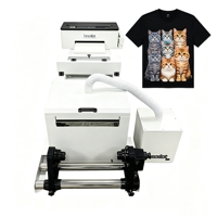 Machine d'impression DTF A3 L1800 avec secoueur de poudre et sécheur à rouleaux 2-en-1 sans prétraitement pour sweats à capuche, casquettes et chaussures